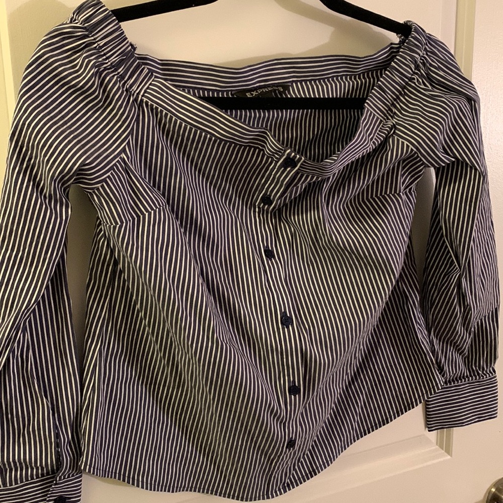 Express off shoulder top!